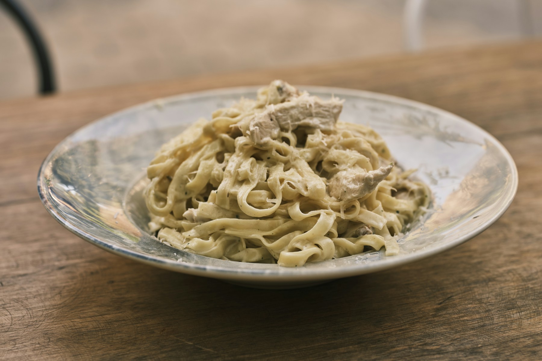 Italian food served at a dining table